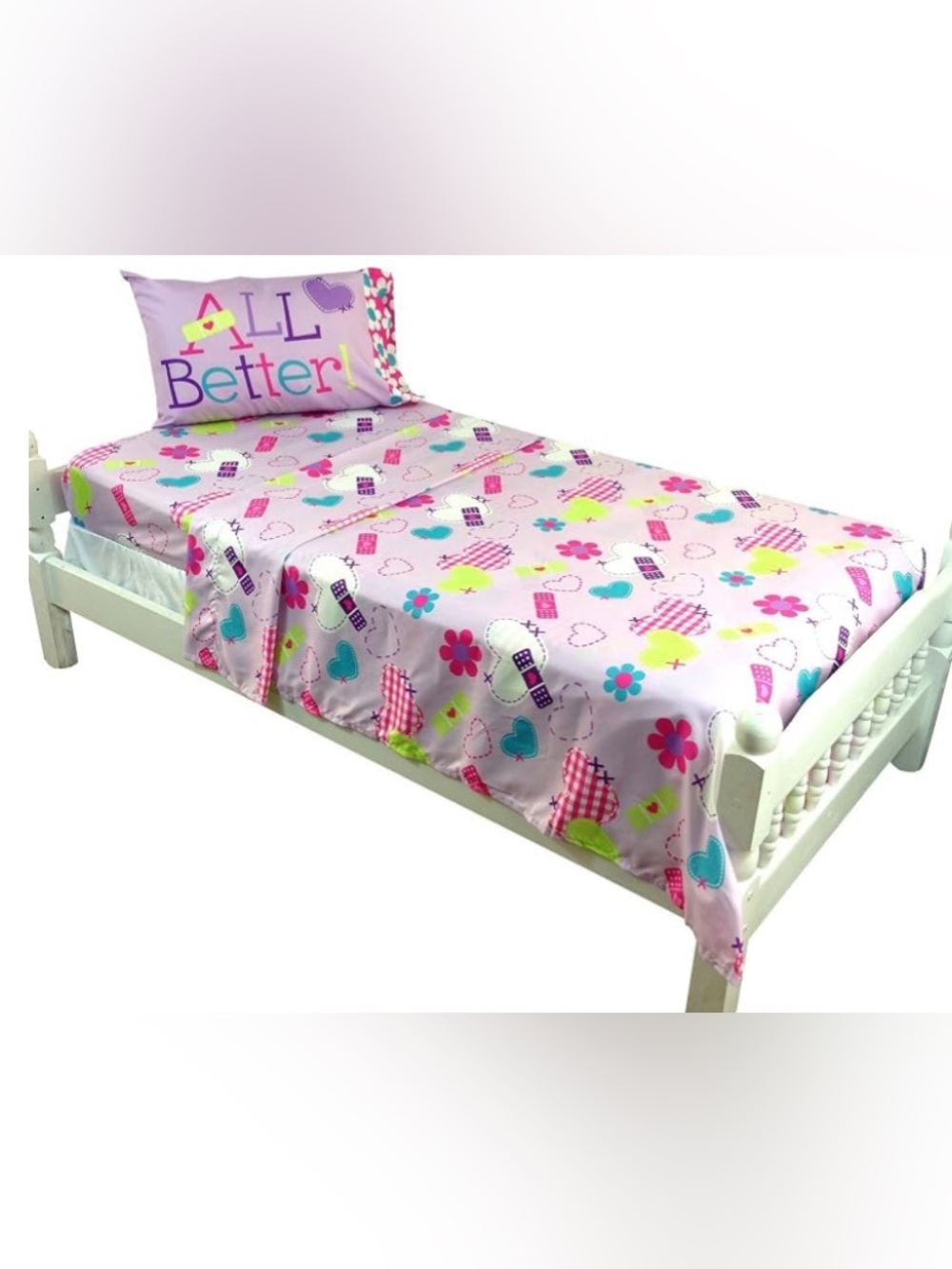 Disney Doc McStuffins Purple Full Size 4 Pc Sheet Set Small Flaw See Last Pic